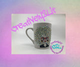 Bling Afro Hair Woman Mug