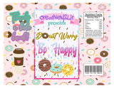 Personalized Donut Party Them Chip Bags