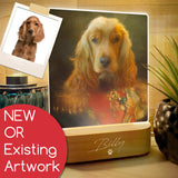 Personalised Light Up Pet Portrait