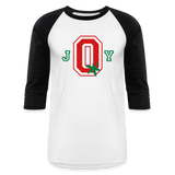 J-O-Y Ohio Football Baseball T-Shirt - white/black