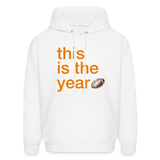 This is the Year Men's Hoodie - white