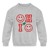 OHIO Kids' Crewneck Sweatshirt - heather gray