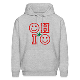 OHIO Smile Men's Hoodie - heather gray