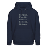 Lumpia & Pancit & Adobo Unisex Crewneck Sweatshirt - navy