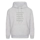 Lumpia & Pancit & Adobo Unisex Crewneck Sweatshirt - ash 