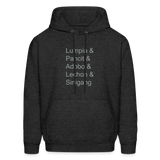 Lumpia & Pancit & Adobo Unisex Crewneck Sweatshirt - charcoal grey