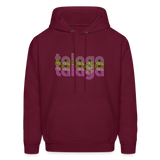 Talaga 70s V.2 Men's Hoodie - burgundy