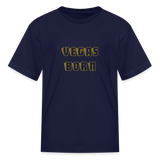 Vegas Born Kids' T-Shirt - navy