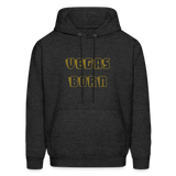 Vegas Born Men's Hoodie - charcoal grey