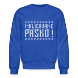 Maligayang Pasko! Ugly Crewneck Sweatshirt - royal blue