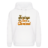 Sundays are Better in Cleveland Men's Hoodie - white