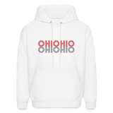 Retro OHIO 70s Men's Hoodie - white