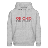 Retro OHIO 70s Men's Hoodie - heather gray