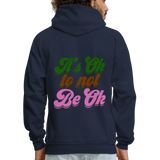 It's Ok to Not Be Ok Men's Hoodie - navy