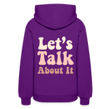 Let's Talk About It Women's Hoodie