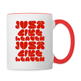 Just Like Heaven the Cure 80s Pop Art Contrast Coffee Mug