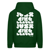 Just Like Heaven the Cure 80s Pop Art Men's Hoodie - forest green