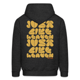 Just Like Heaven the Cure 80s Pop Art Men's Hoodie - charcoal grey