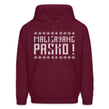 Maligayang Pasko! Men's Hoodie - burgundy