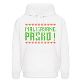 Maligayang Pasko! Men's Hoodie - white