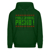 Maligayang Pasko! Men's Hoodie - forest green