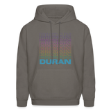 Duran Duran Rainbow 80s Men's Hoodie - asphalt gray