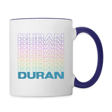 Duran Duran Rainbow 80s Pop Art Contrast Coffee Mug