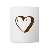 Brown is Beautiful Heart Coffee/Tea Mug