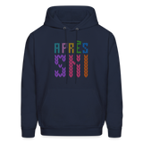 Après Ski Color Stitch Men's Hoodie - navy