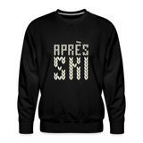 Après Ski Stitch Cream Men’s Premium Sweatshirt - black