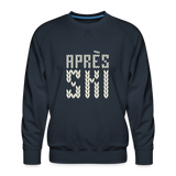 Après Ski Stitch Cream Men’s Premium Sweatshirt - navy