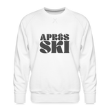 Après Ski Bubble Men’s Premium Sweatshirt - white