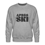 Après Ski Bubble Men’s Premium Sweatshirt - heather grey