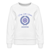 CUSTOM for Pretty Little Ballers Women’s Premium Sweatshirt - white