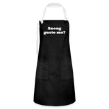 Among gusto mo? Artisan Apron - black/white