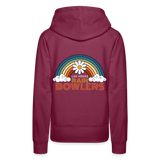 CUSTOM for Rainbowlers Club Women’s Premium Hoodie - burgundy