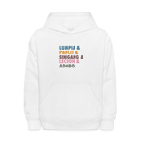 Lumpia & Pancit Kids' Hoodie - white