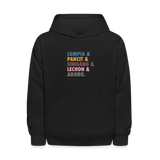 Lumpia & Pancit Kids' Hoodie - black