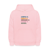 Lumpia & Pancit Kids' Hoodie - pink