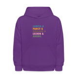 Lumpia & Pancit Kids' Hoodie - purple