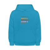 Lumpia & Pancit Kids' Hoodie - turquoise