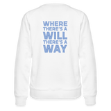 CUSTOM for JPMORGAN CHASE Women’s Premium Sweatshirt - white