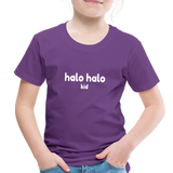 Halo Halo Kid Toddler Premium T-Shirt - purple