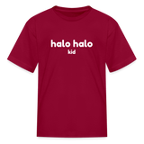 Halo Halo Kid Kids' T-Shirt - dark red