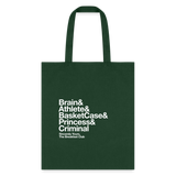 Breakfast Club Tote Bag - forest green