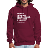 The Breakfast Club Men's Hoodie - burgundy