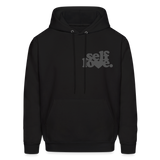 Self Love Men's Hoodie - black