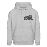 Self Love Men's Hoodie - heather gray