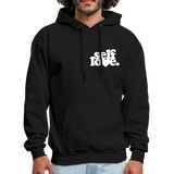 Self Love Men's Hoodie - black