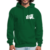 Self Love Men's Hoodie - forest green